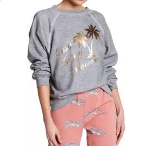Wildfox Easy Breezy whatever Shirt Sweatshirt NWT